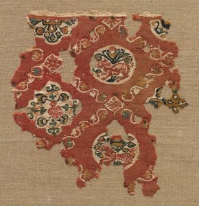Medálos állatok rácsos kárpitja, 600-700-as évek. alkotó: Unbekannt