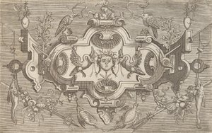Különféle és szeszélyes találmányok plakettek és egyéb dísztárgyak Kartuszok és egyéb dísztárgyak o ..., 1773. alkotó: Unbekannt