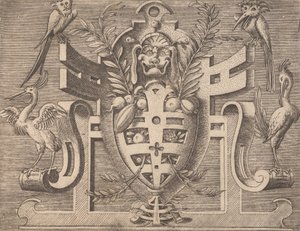 Különféle és szeszélyes találmányok plakettek és egyéb dísztárgyak Kartuszok és egyéb dísztárgyak o ..., 1773. alkotó: Unbekannt