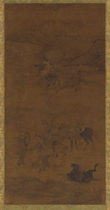 Tatár lovasok, Ming-dinasztia, 1368-1644. alkotó: Unbekannt