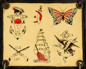 Tattoo Flash, XX. század. alkotó: Unbekannt