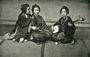 "Tea és zene", 1891. alkotó: Unbekannt