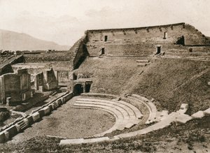 Tragic Theatre, Pompeii, Olaszország, 1900-as évek alkotó: Unbekannt