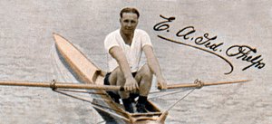 Ted Phelps, profi evezős világbajnok, 1935 alkotó: Unbekannt