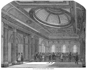 Telling room, National Bank of Scotland, Glasgow, 1860 alkotó: Unbekannt