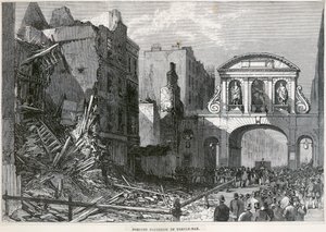Temple Bar, London, 1877 alkotó: Unbekannt