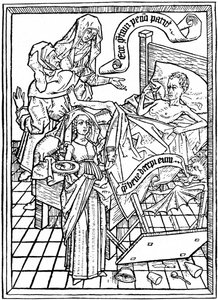 A türelmetlenség kísértése, c1465, 1964. alkotó: Unbekannt