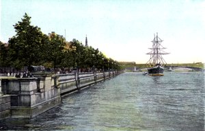 Thames Embankment, London, XX. század alkotó: Unbekannt
