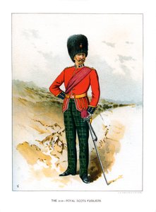 A 21. Royal Scots Fusiliers, 1890 alkotó: Unbekannt