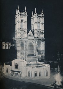The Abbey Church of St. Peter, Westminster, Mutatja az ideiglenes melléképületet, 1937 alkotó: Unbekannt