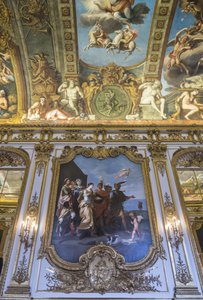 Helene elrablása Párizsban, másolata a Louvre-i műhelyektől alkotó: Unbekannt