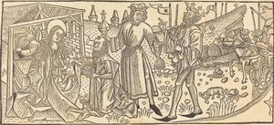 A mágusok imádása, valószínűleg 1486. alkotó: Unbekannt