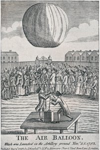 A léggömb, 1783, 1920. alkotó: Unbekannt