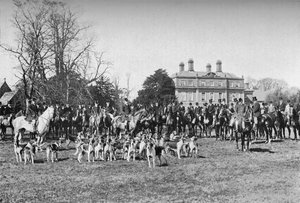 The Albrighton Hounds: A Meet at Stretton, 1903, 1903 alkotó: Unbekannt