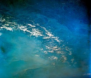 Az Alpok az űrből. NASA fénykép alkotó: Unbekannt