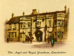 The Angel and Royal, Grantham, Lincolnshire, 1936. alkotó: Unbekannt