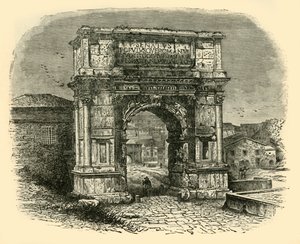 Titus diadalíve, Róma, 1890. alkotó: Unbekannt