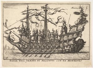 Az argonauták Minerva Reale dell army di Argonuti vezetésével da Minervesszel, a szer..., 1664-ből. alkotó: Unbekannt