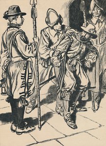 Guy Fawkes letartóztatása, 1907. alkotó: Unbekannt
