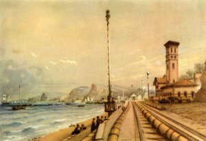 "The Atmospheric Railway at Dawlish, 1847", 1945. alkotó: Unbekannt