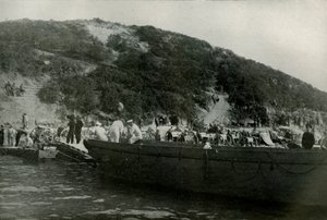 Az ausztrál leszállóhely Gaba-Tepe-ben, 1919. alkotó: Unbekannt