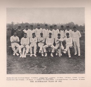 Az ausztrál krikettcsapat 1912-ben alkotó: Unbekannt