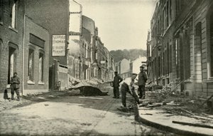 Az Avenue De Maastricht, Visé, 1919. alkotó: Unbekannt