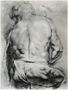 Egy meztelen férfi háta, c1610, 1958 alkotó: Unbekannt