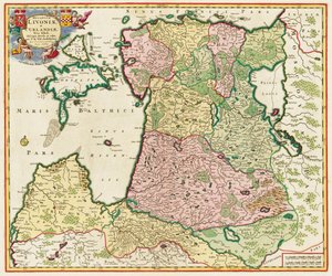 A Balti-tenger: Nova Tabula, 1705 alkotó: Unbekannt