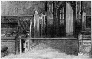 A House of Commons bárja, Westminster, London, 19. század alkotó: Unbekannt