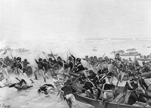 Az aboukir-i csata, Egyiptom, 1801 alkotó: Unbekannt