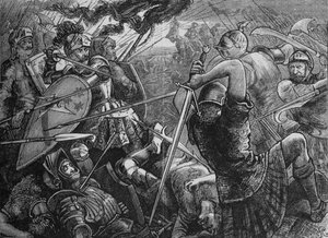 A floddeni csata, 1513. szeptember 9., 1880. alkotó: Unbekannt
