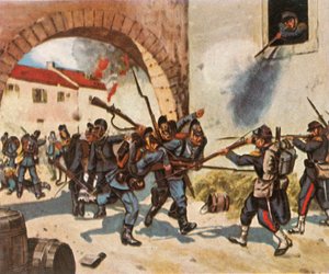 A sedani csata, 1870. szeptember 1., 1936. alkotó: Unbekannt