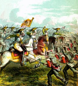Waterloo-i csata, 1815, 1850-es évek alkotó: Unbekannt