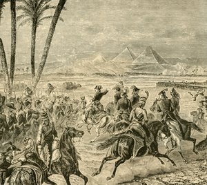 A piramisok csata, 1798, 1890. alkotó: Unbekannt