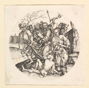 Krisztus árulása példányban, kb. 1435-1491. alkotó: Unbekannt