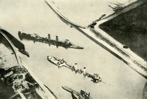Zeebrugge kikötőjének blokkolása, 1919. alkotó: Unbekannt