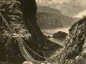 A híd, Carrick-A-Rede, 1898. alkotó: Unbekannt