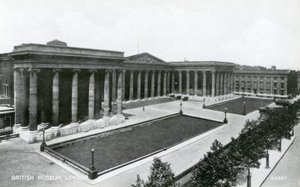 A British Museum, Great Russell Street, London, XX. század alkotó: Unbekannt