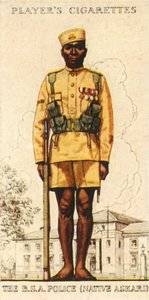 A brit dél-afrikai rendőrség bennszülött Askari, 1936. alkotó: Unbekannt