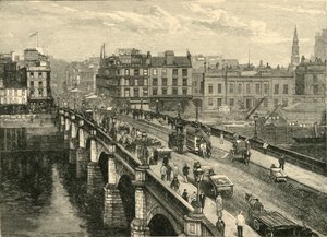 A Broomielaw-híd, Glasgow, 1898. alkotó: Unbekannt