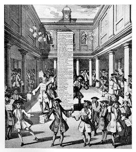 The Bubblers Bubble vagy The Devil Take the Hindmost, 1720 alkotó: Unbekannt