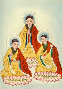 "A buddhista triász", 1922. alkotó: Unbekannt
