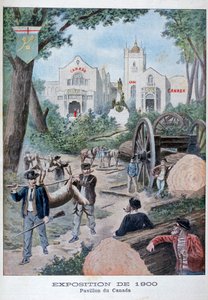 A kanadai pavilon az 1900-as egyetemes kiállításon, Párizs, 1900 alkotó: Unbekannt