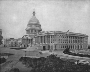 A Capitol, Washington DC, USA, 1900. alkotó: Unbekannt