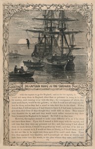 A kapitány lógott az udvari karban, 1870 alkotó: Unbekannt