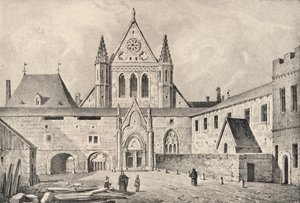 A karmelita kolostor a Rue dEnferen, Párizs, 1915 alkotó: Unbekannt
