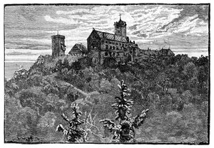 Wartburg kastélya, 1900 alkotó: Unbekannt