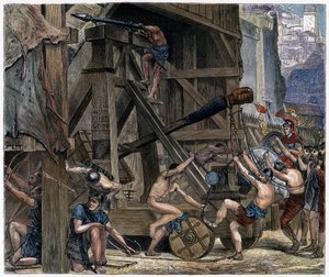 A katapult, 1868 alkotó: Unbekannt