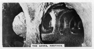 A barlangok, Hastings, Sussex, 1920-as évek alkotó: Unbekannt